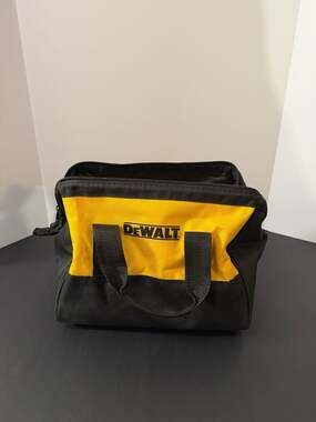 DEWALT Heavy Duty Nylon Contractor Tool Bag 13-Inch with Exterior Pockets